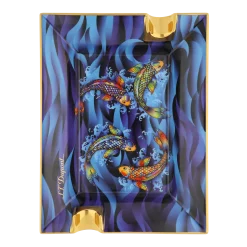 Fashion S.T. Dupont Ashtray BlueKoiFish