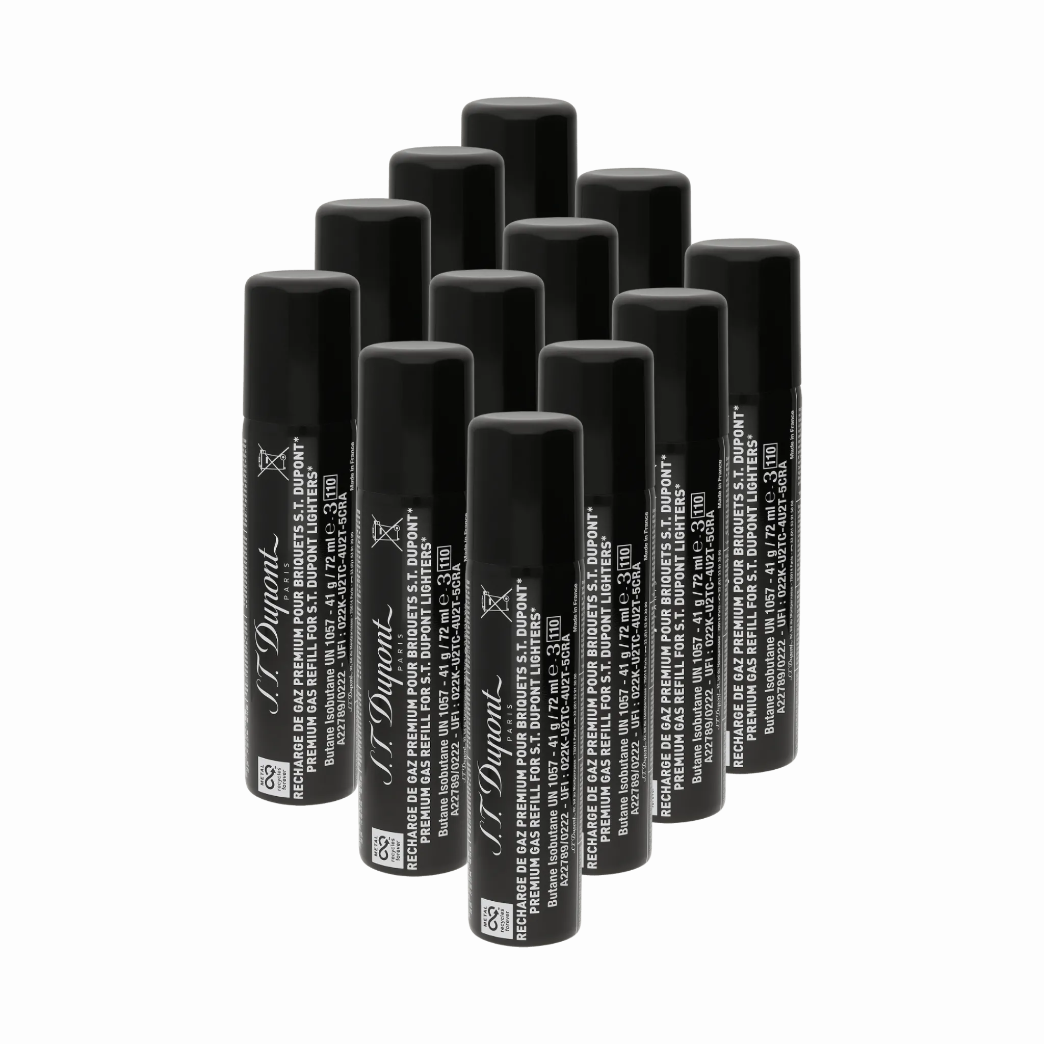 Outlet S.T. Dupont Box 12 Refills Black