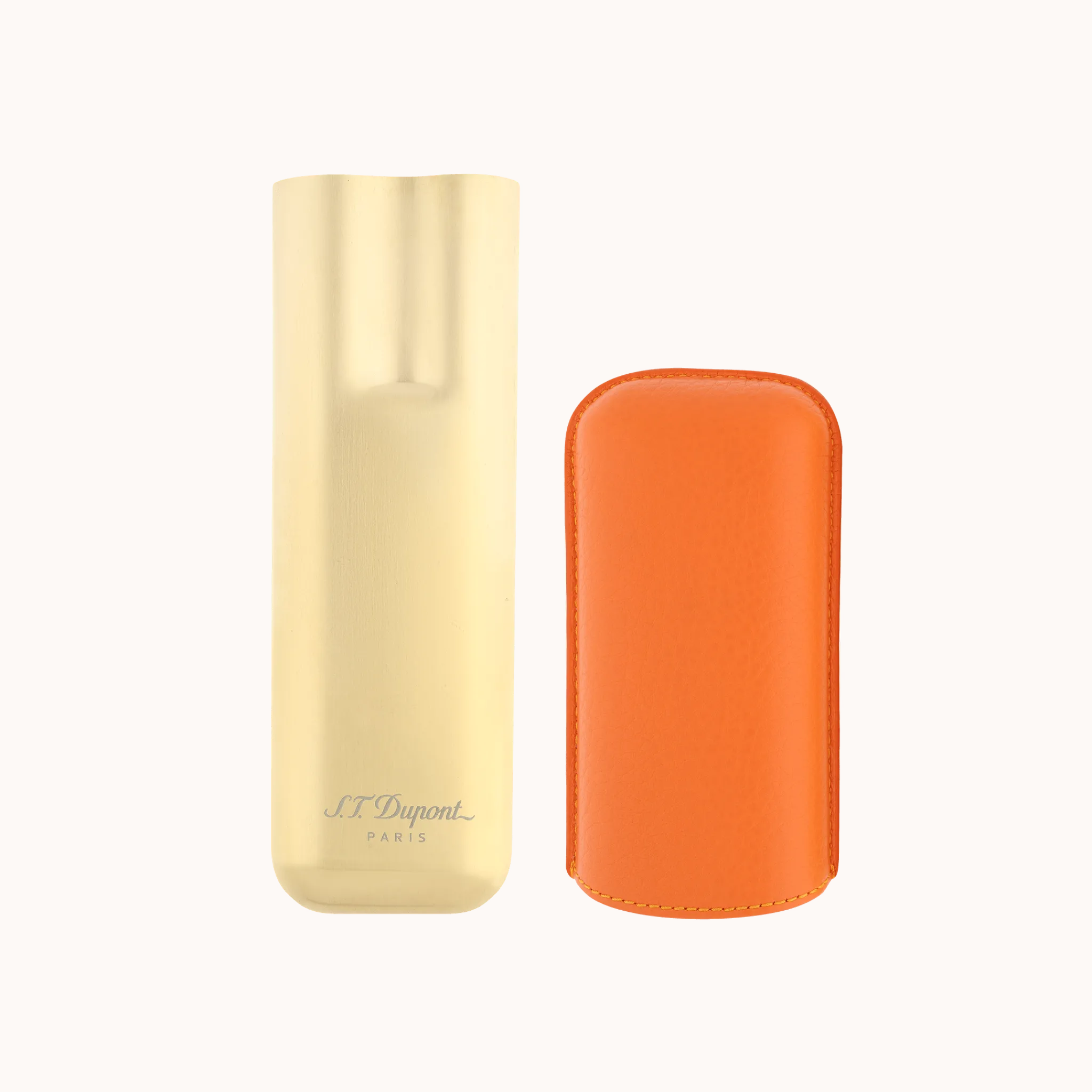 Sale S.T. Dupont 2 cigar case Orange