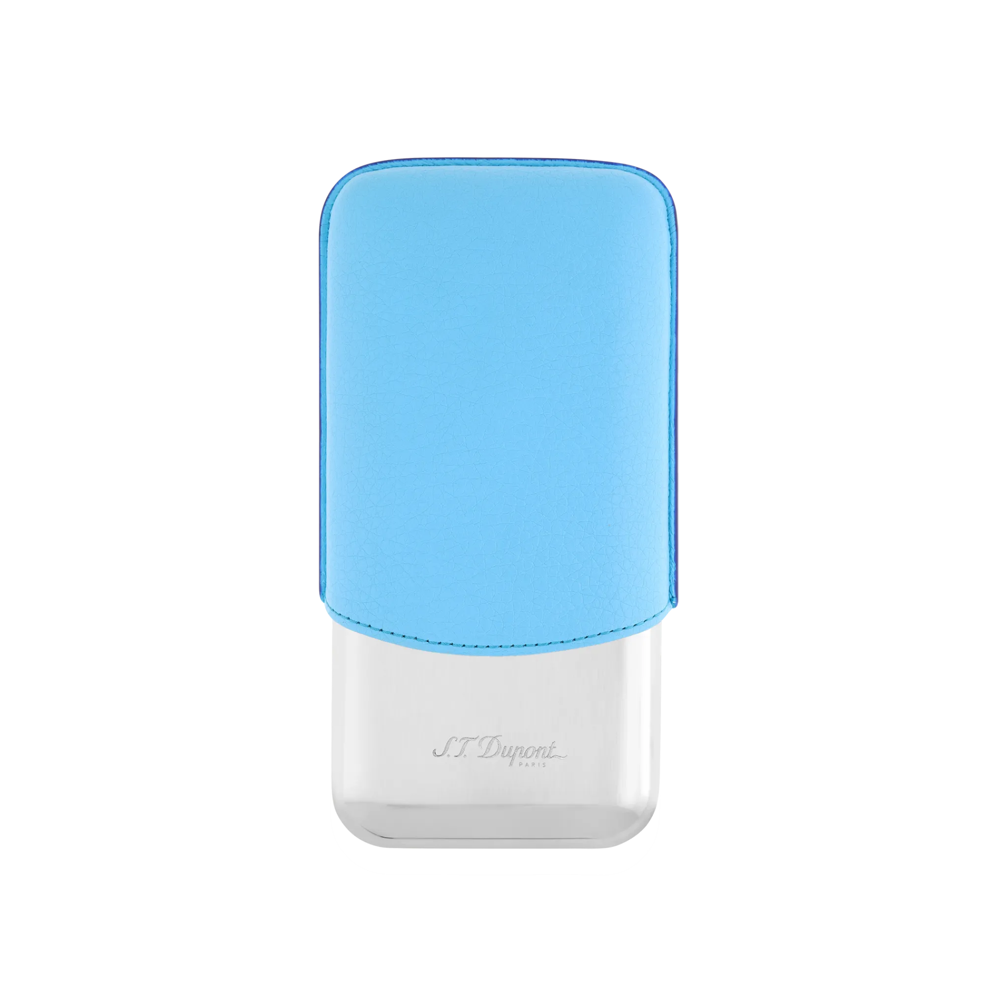 Discount S.T. Dupont 3 cigar case TurquoiseBlue