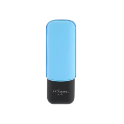 New S.T. Dupont 2 cigar case TurquoiseBlue