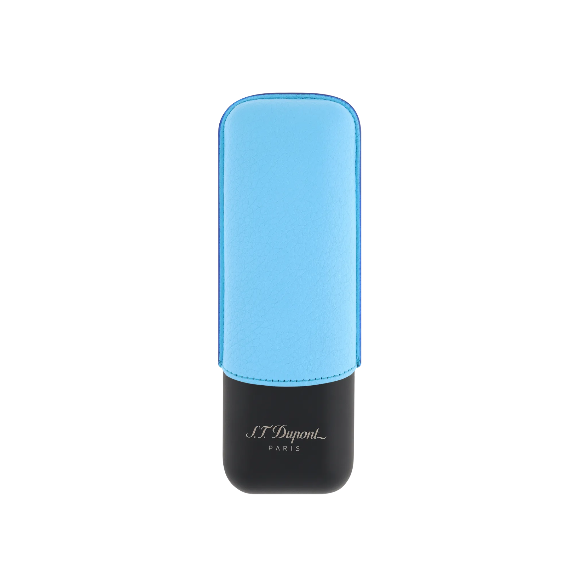 New S.T. Dupont 2 cigar case TurquoiseBlue