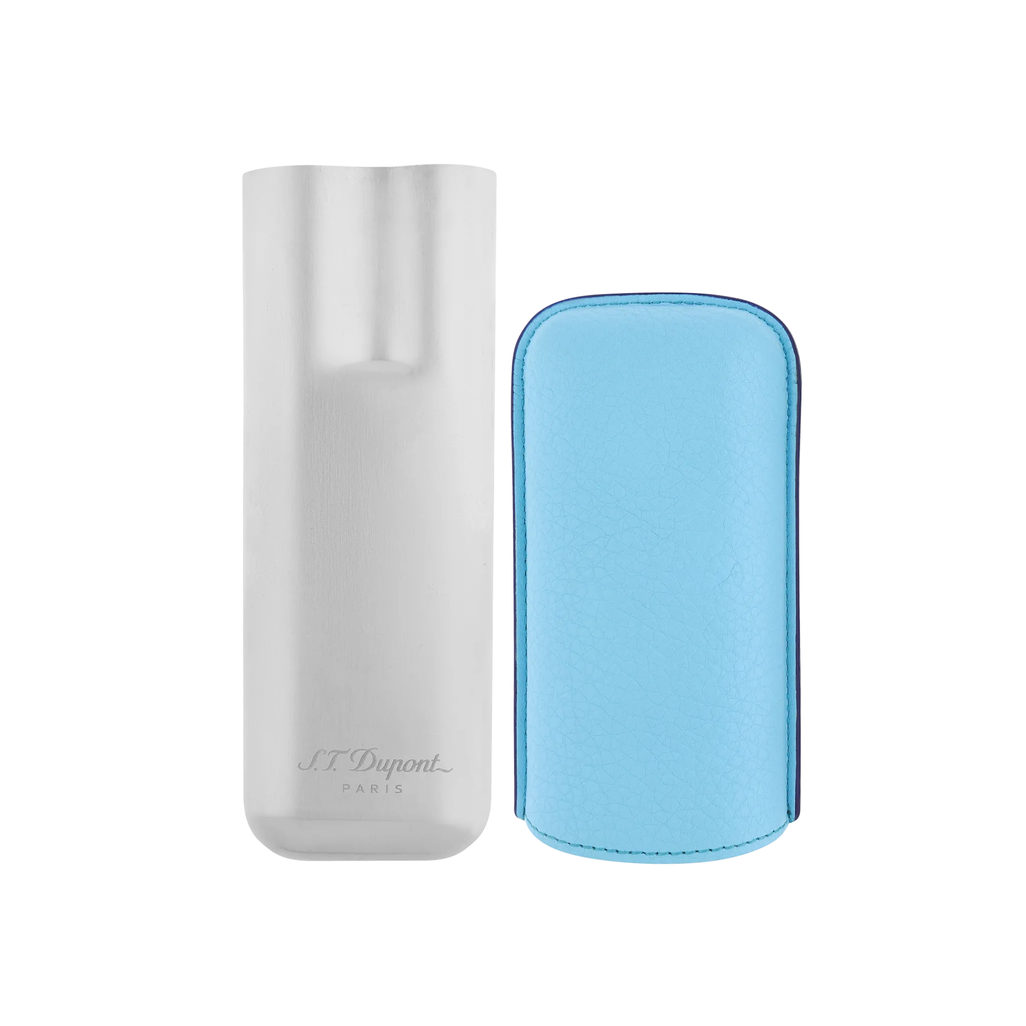 Clearance S.T. Dupont 2 cigar case TurquoiseBlue