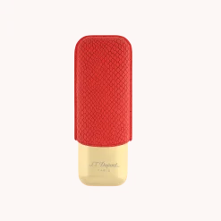 Best S.T. Dupont 2 cigar case Burgundy