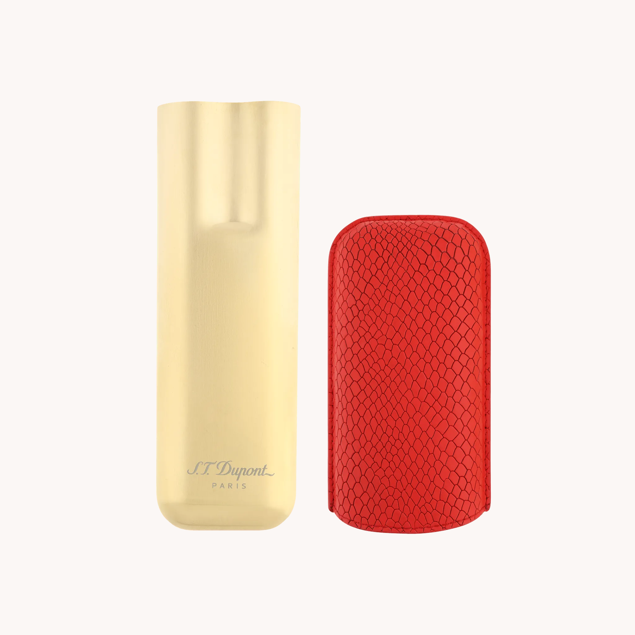 Best S.T. Dupont 2 cigar case Burgundy