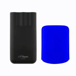 Discount S.T. Dupont 3 cigar case NeonBlue