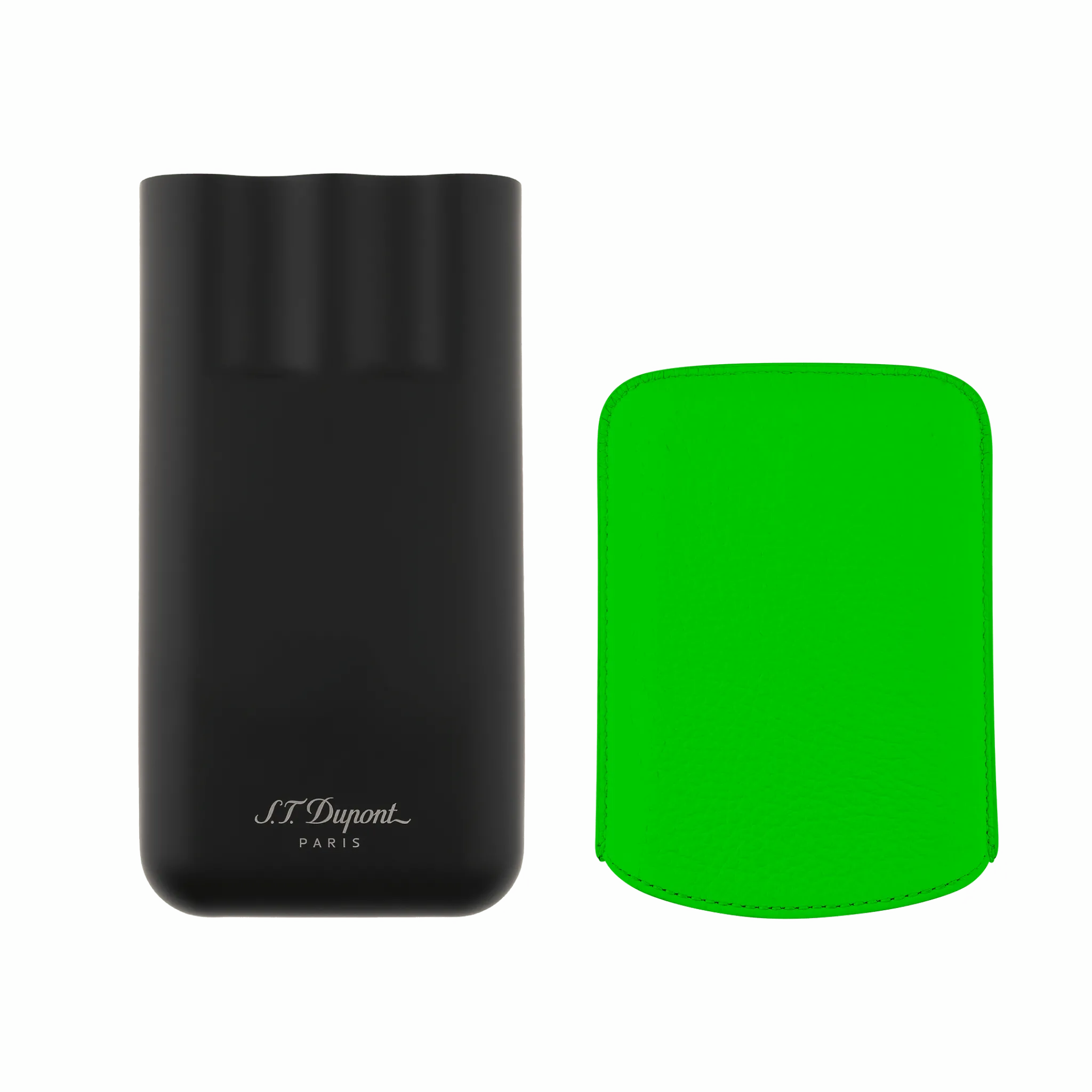 Clearance S.T. Dupont 3 cigar case NeonGreen