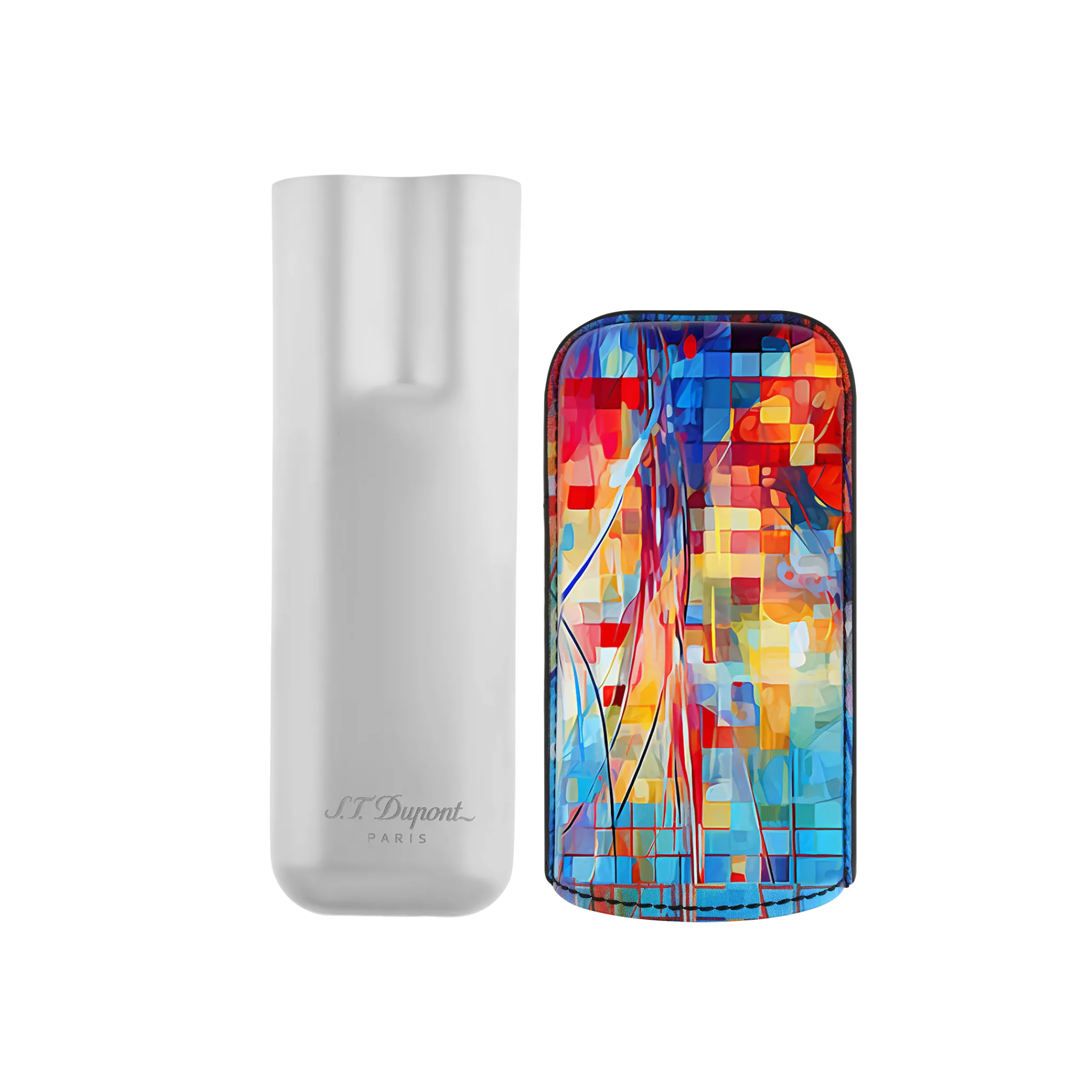 Hot S.T. Dupont 2 cigar case Multicolor