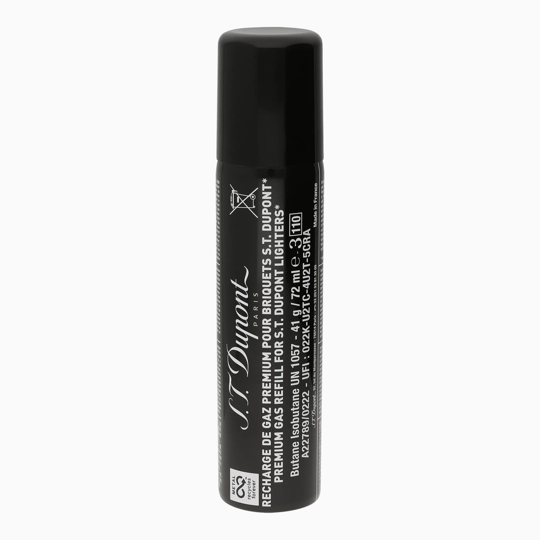 Outlet S.T. Dupont Gas refill Black