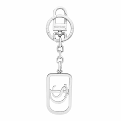 New S.T. Dupont Keyrings Silver