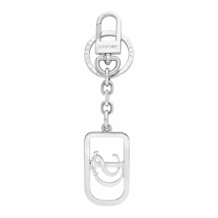 New S.T. Dupont Keyrings Silver